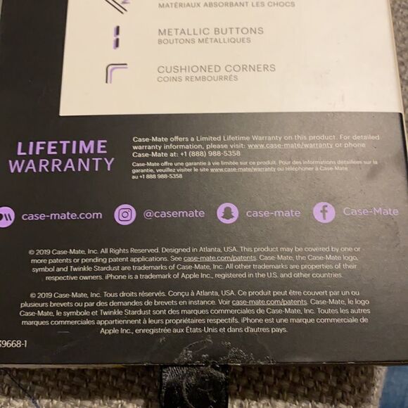 Case-Mate - Twinkle - Case iPhone 11 Pro Reflective Foil  - 5.8 inch D6 - Picture 9 of 9